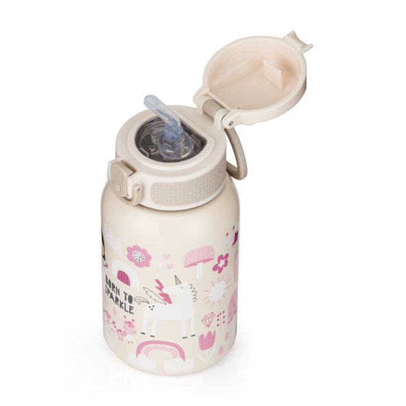 PETITE&MARS nerezová termo láhev Twinkling Fairy 350 ml 12m+