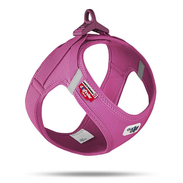 Curli postroj pro psy se sponou Air-Mesh Fuchsia XS 3-5 kg