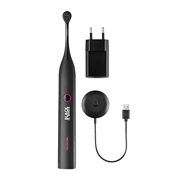 Curaprox Hydrosonic Black Is White elektrický kartáček černý