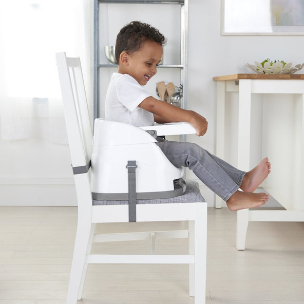 Ingenuity podsedák na židli 2v1 Baby Base Cashmere 6 m+ do 22 kg