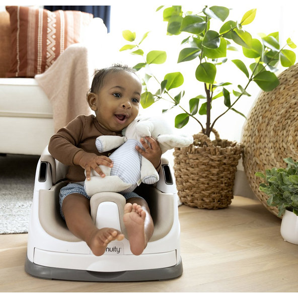 Ingenuity podsedák na židli 2v1 Baby Base Cashmere 6 m+ do 22 kg