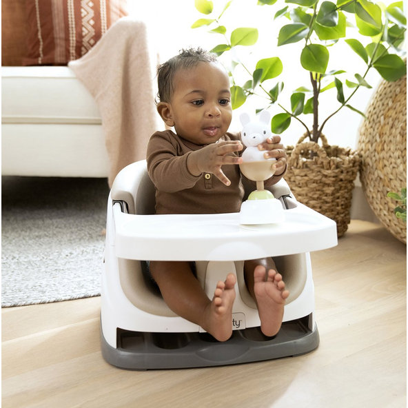 Ingenuity podsedák na židli 2v1 Baby Base Cashmere 6 m+ do 22 kg
