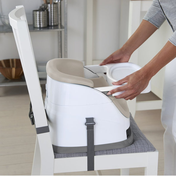 Ingenuity podsedák na židli 2v1 Baby Base Cashmere 6 m+ do 22 kg