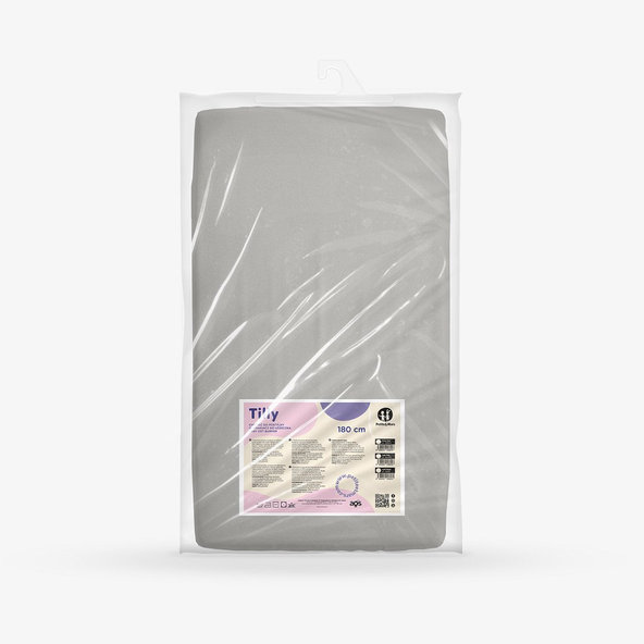 PETITE&MARS mantinel do postýlky Tilly Light Grey 180 cm