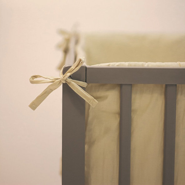 PETITE&MARS mantinel do postýlky Tilly Light Grey 180 cm