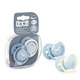 LOVI Baby Shower Dudlík MINI chlapecký 0–2 m 2 ks