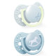 LOVI Baby Shower Dudlík MINI chlapecký 0–2 m 2 ks