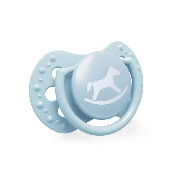 LOVI Baby Shower Dudlík MINI chlapecký 0–2 m 2 ks
