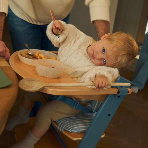 Kinderkraft jídelní židlička Nordic Breeze s polštářem