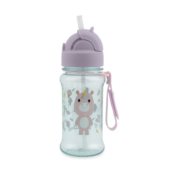 Skip Hop Besties Squad dětská láhev s brčkem jednorožec 355 ml