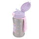 Skip Hop Besties Squad nerezová láhev s brčkem 12 m+ 350 ml