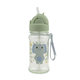 Skip Hop Besties Squad láhev se slámkou Slon 12 m+ 355 ml