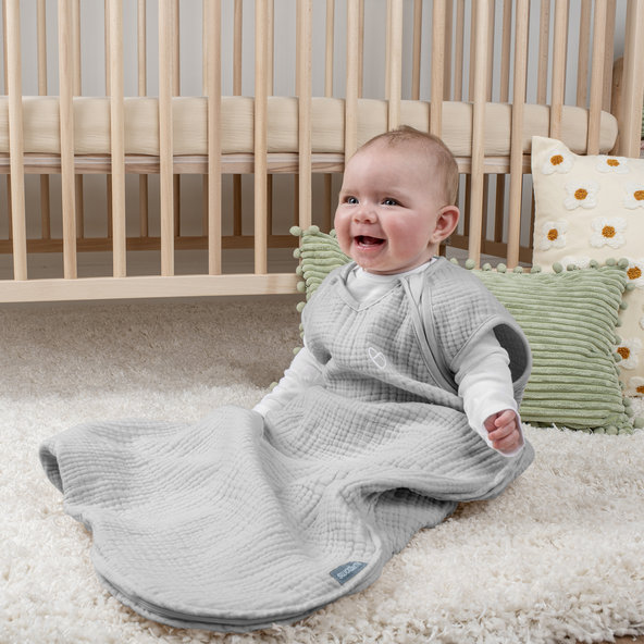 INGENUITY Vak spací bavlněný TOG 2,5 SwaddleMe™ Heather Grey 3m+
