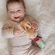 Babyono Rabbit Karo pískací hračka s kousátkem 3 m+