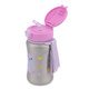 SKIP HOP Besties Squad nerezová láhev s brčkem kočička 12 m+ 350 ml