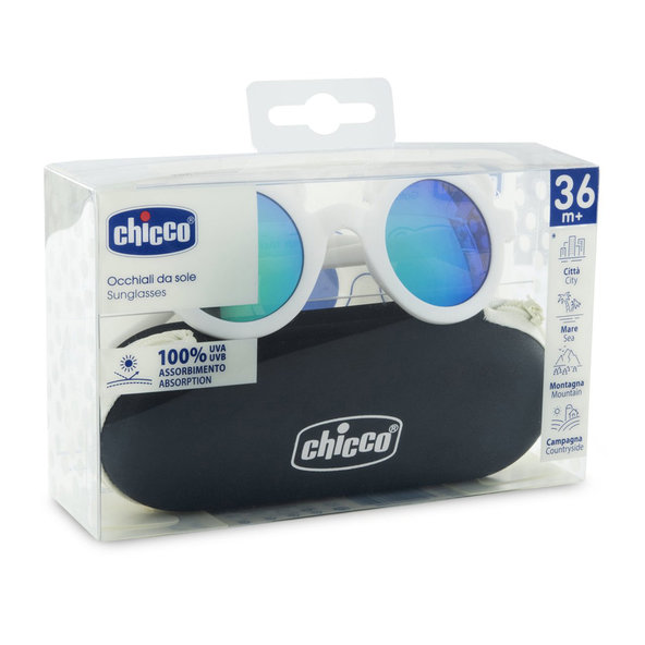 CHICCO Sluneční brýle Cream Mirror 36m+