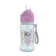Skip Hop Besties Squad láhev se slámkou Kočička 12 m+ 355 ml