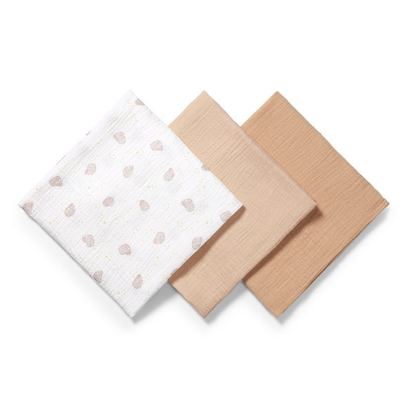 Babyono Super Soft mušelínové pleny 70×70 cm béžová 3 ks