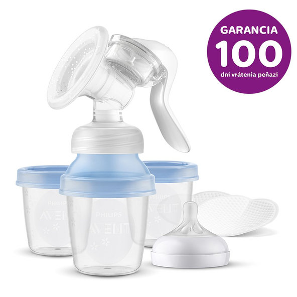Philips AVENT manuální odsávačka mateřského mléka VIA systém