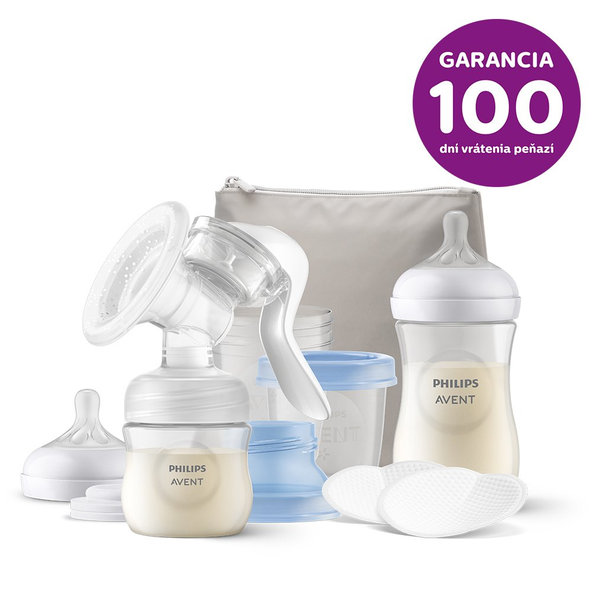 Philips AVENT manuální odsávačka mléka startovací sada