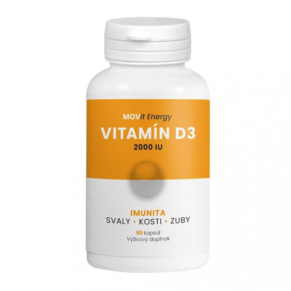 MOVit Energy Vitamin D3 2000 I.U. 50 mcg 90 tablet
