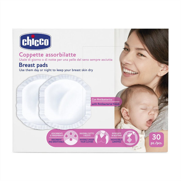 Chicco antibakteriální vložky do podprsenky 30 ks