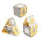 Kinderkraft Select penová podložka Luno Shapes 185x165 cm Yellow 30 ks