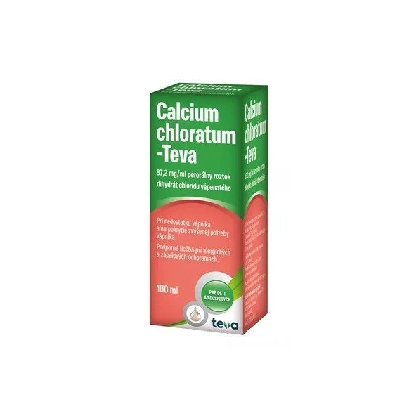 Calcium chloratum Teva sirup 100 ml