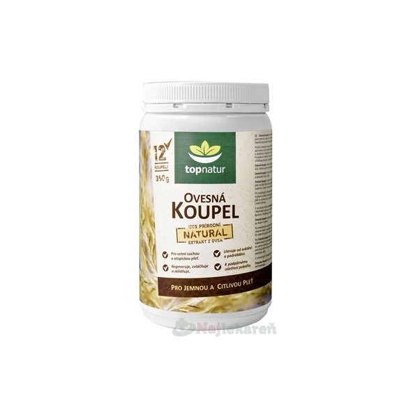 Topnatur ovesná koupel na atopický ekzém 350 g