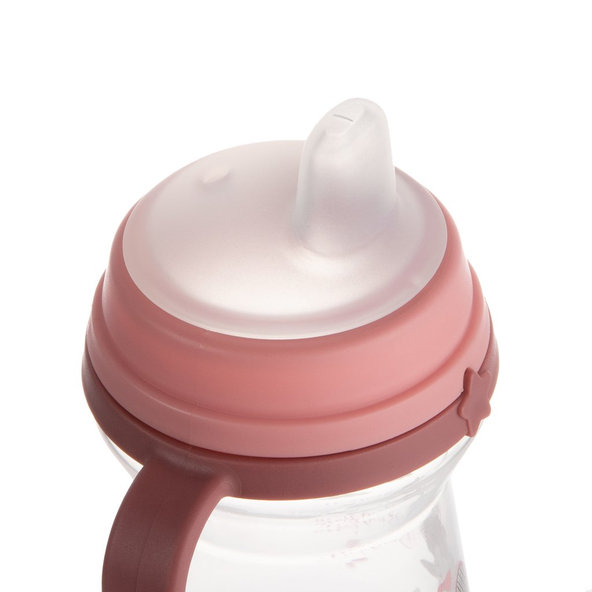 Canpol Babies Bonjour Paris FirstCup hrneček růžový 6 m+ 150 ml