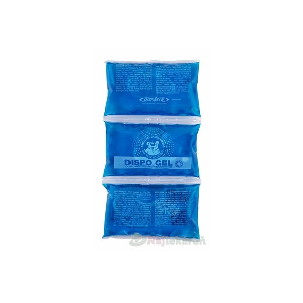 DISPO GEL gelový obklad hřejivý chladivý 14 × 8 cm 3 ks