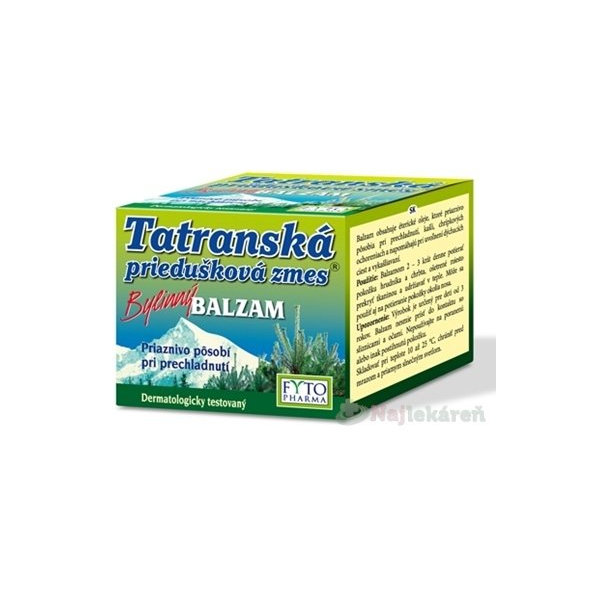 FYTO tatranská průdušková směs bylinný balzám nachlazení 40 g