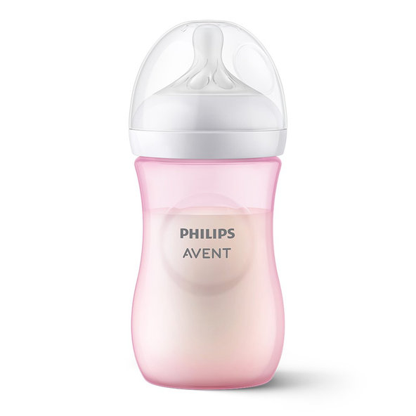 Philips AVENT Natural Response láhev růžová 1 m+ 260 ml