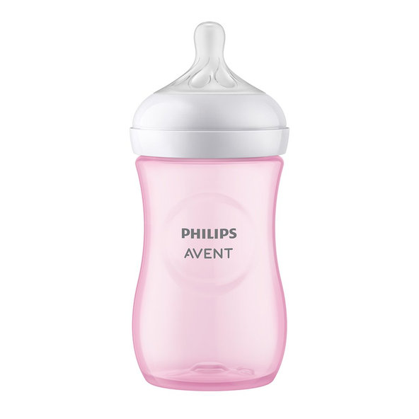 Philips AVENT Natural Response láhev růžová 1 m+ 260 ml