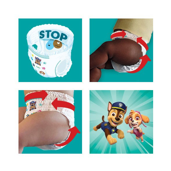 Pampers Active Baby Pants Paw Patrol kalhotky 14–19 kg vel. 6 60 ks