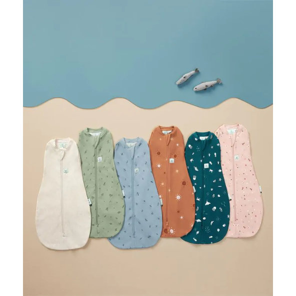 ERGOPOUCH Zavinovačka a spací pytel Cocoon Oatmeal Marle 1 tog 3-6 m