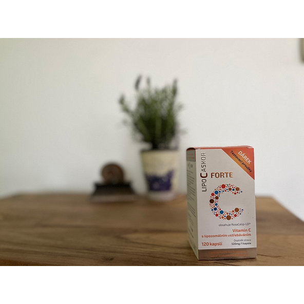 LIPO C ASKOR Forte 120 kapslí + 4 testovací proužky