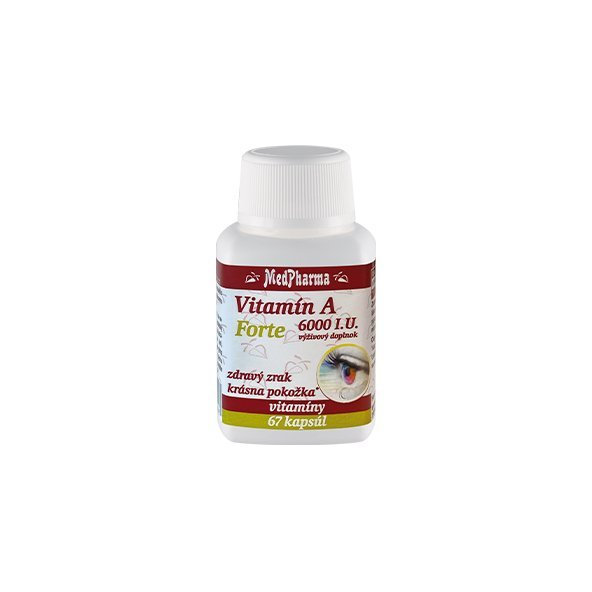 MedPharma Vitamin A 6000 IU Forte 67 kapslí
