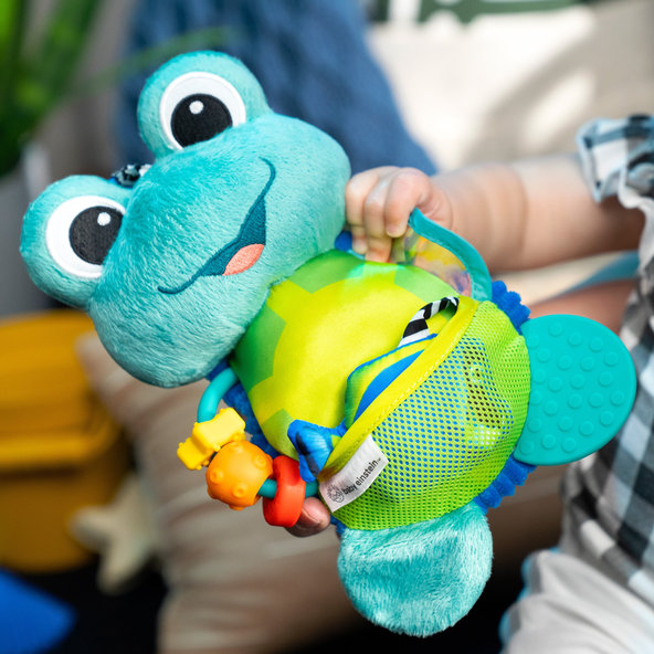 Baby Einstein Neptune's Sensory Sidekick™ hračka na C kroužku 0 m+