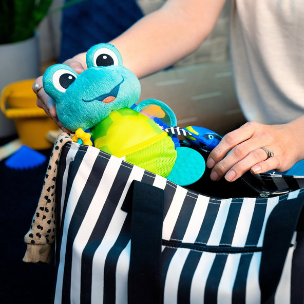 Baby Einstein Neptune's Sensory Sidekick™ hračka na C kroužku 0 m+