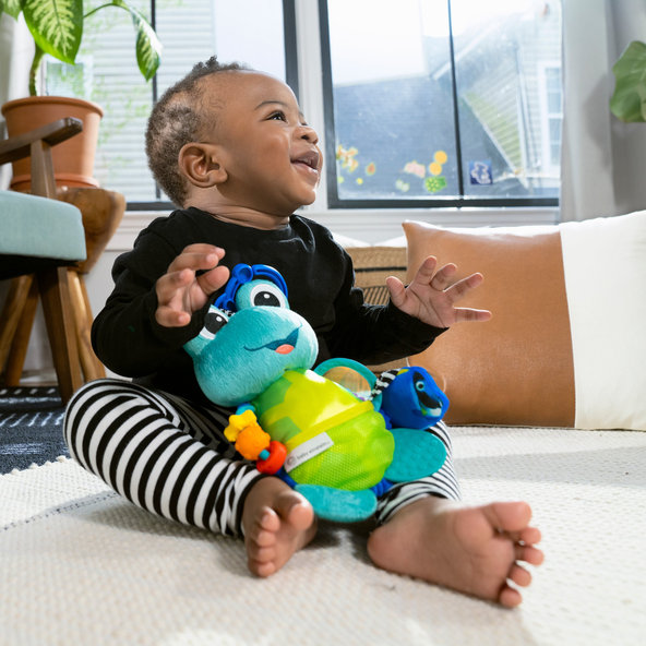 Baby Einstein Neptune's Sensory Sidekick™ hračka na C kroužku 0 m+