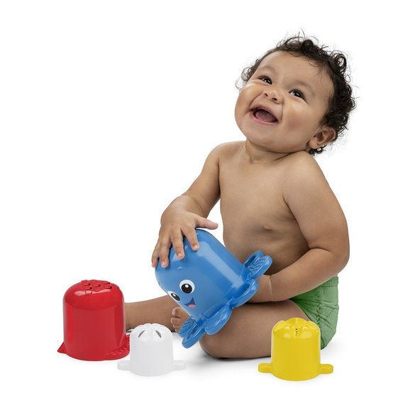 Baby Einstein Opus's Stack & Stream™ stohovací poháry sada 5 ks 3 m+