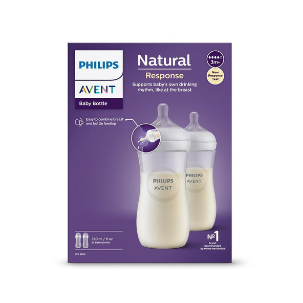 Philips AVENT Natural Response láhev 3 m+ 330 ml 2 ks