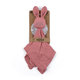 PETITE&MARS bambusový mazlíček Hugo Dusty Rose 0 m+