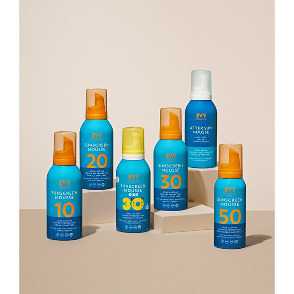EVY Sunscreen Mousse SPF 10 opalovací pěna 150 ml