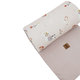 EKO Chránič do postýlky Velvet My Farm Powder Pink 180 x 35 cm