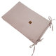 EKO Chránič do postýlky Velvet My Farm Powder Pink 180 x 35 cm