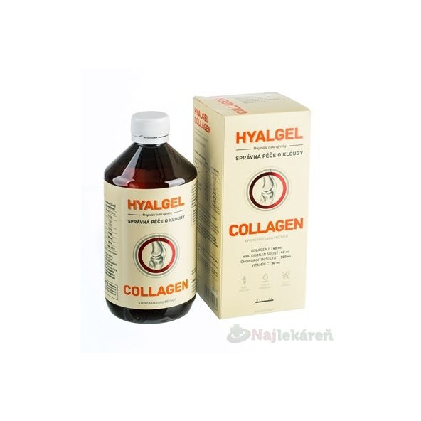 Hyalgel Collagen pomeranč 500 ml