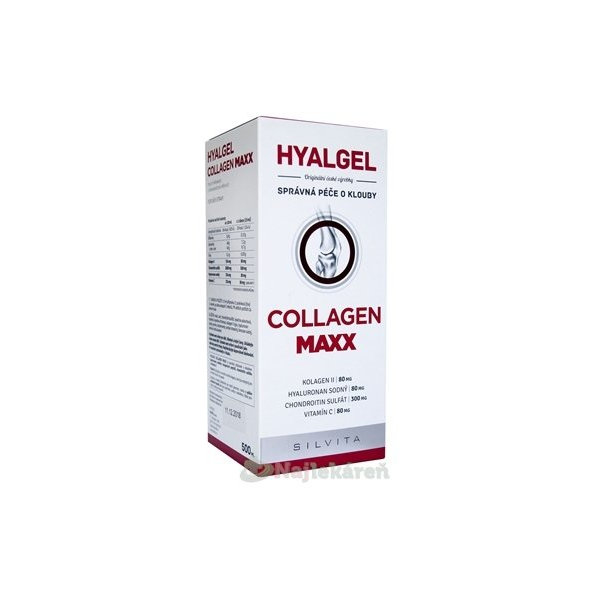 Hyalgel Collagen Maxx pomeranč 500 ml