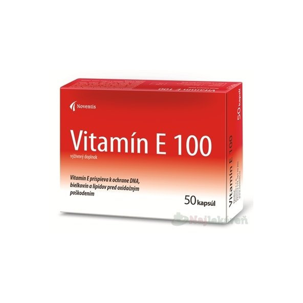 Noventis Vitamín E 100 2×25 kapslí